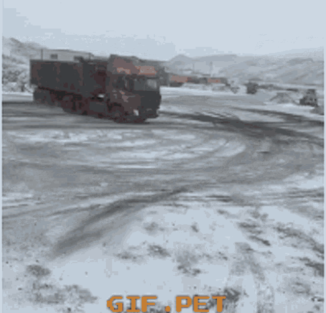 Gifpet Truck GIF - Gifpet Truck Drift GIFs