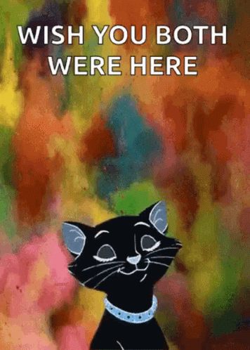 Trippy Wish You Both Here GIF - Trippy Wish You Both Here Cat GIFs