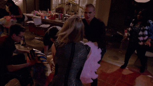 Fight Glee GIF