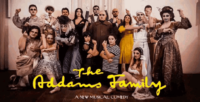 the addams family is a new musical comedy that is being performed