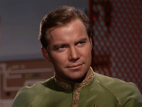 Realization Captain Kirk GIF - Realization Captain Kirk Star Trek GIFs