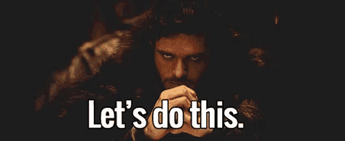 a man in a fur coat is saying let 's do this .
