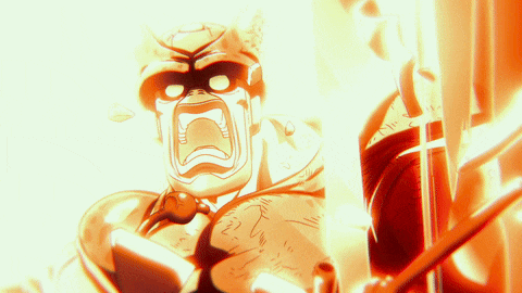 a cartoon of a man with his mouth open
