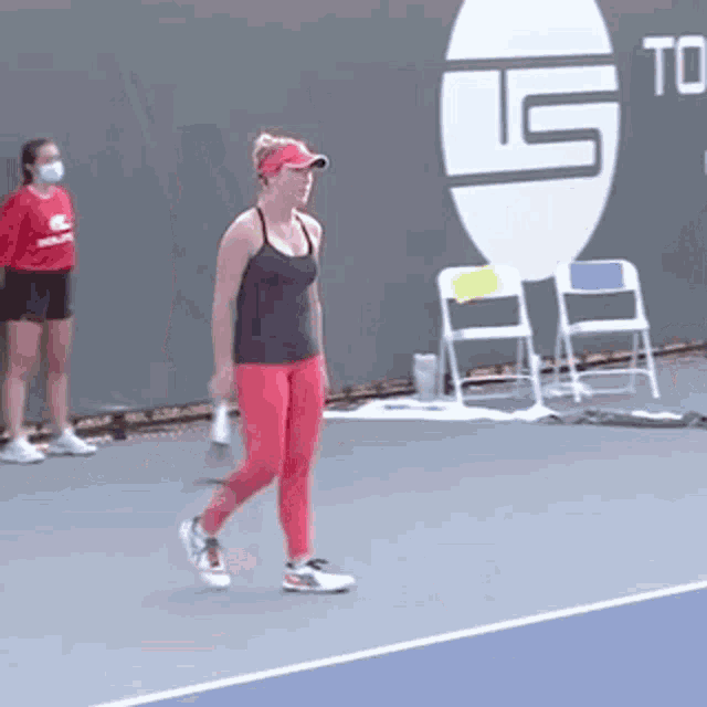 Madison Brengle Tennis GIF - Madison Brengle Tennis Return Of Serve GIFs
