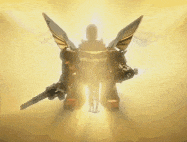 a close up of a person 's torso with a glowing light behind them
