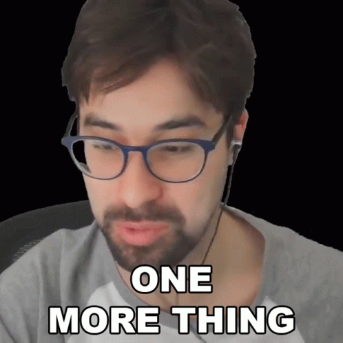 One More Thing Wolfe Glick GIF - One More Thing Wolfe Glick Wolfeyvgc GIFs