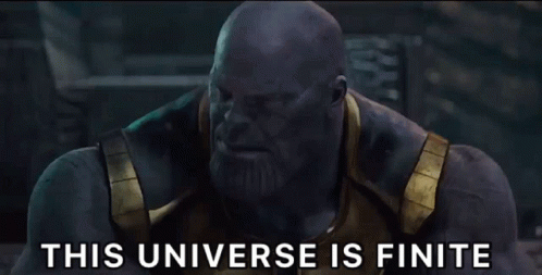 Thanos Marvel GIF - Thanos Marvel This Univers Is Finite GIFs