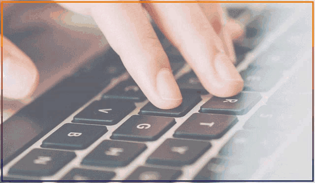 an advertisement for fontera telecommunication shows someone typing on a laptop