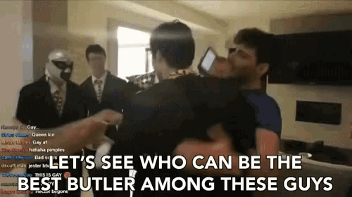 Lets See Who Can Be The Best Buttler Among These Guys Servant GIF - Lets See Who Can Be The Best Buttler Among These Guys Servant Like A Boss GIFs