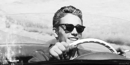James Franco GIF - James Franco Smile Driving Happy GIFs