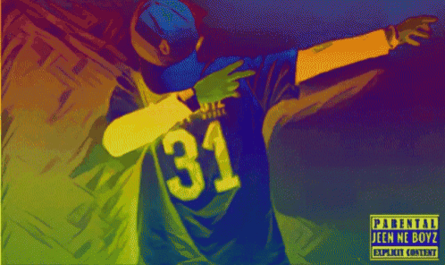 a cartoon of a person wearing a shirt with the number 31
