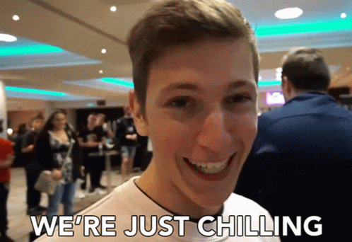 Were Just Chilling Chilling GIF - Were Just Chilling Chilling Relaxing GIFs