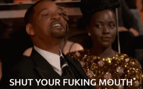 Will Smith Shut Your Mouth GIF - Will Smith Shut Your Mouth Will Smith Shouting GIFs