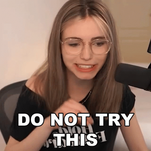 Do Not Try This Anna Cramling GIF
