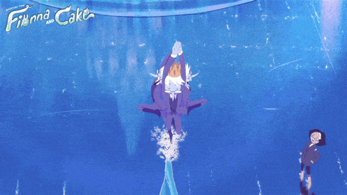 Playing Around Winter King GIF - Playing Around Winter King Adventure Time Fionna And Cake GIFs