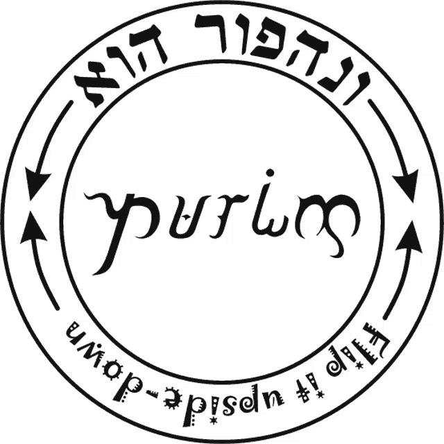 Purim Sameach Ambigram GIF - Purim Sameach Ambigram GIFs