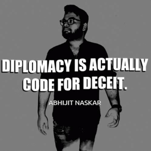 Abhijit Naskar Naskar GIF - Abhijit Naskar Naskar Diplomacy GIFs
