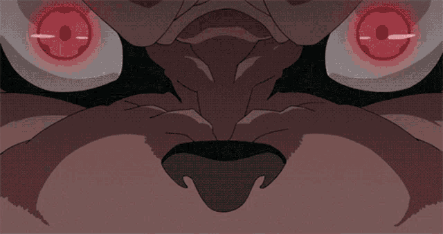 a close up of a person 's eyes with red circles around them