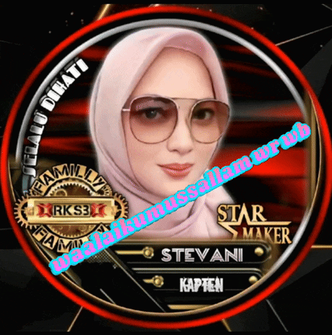 a picture of a woman wearing a hijab and sunglasses with the name stevani on the bottom