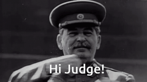 Hi Judge Stalin GIF - Hi Judge Judge Stalin GIFs