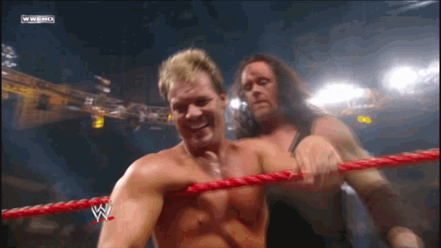 Chris Jericho Undertaker GIF - Chris Jericho Undertaker Wwe Undertaker GIFs