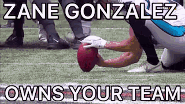 Zane Gonzalez Panthers GIF - Zane Gonzalez Panthers Zane Gonzalez Owns Your Team GIFs
