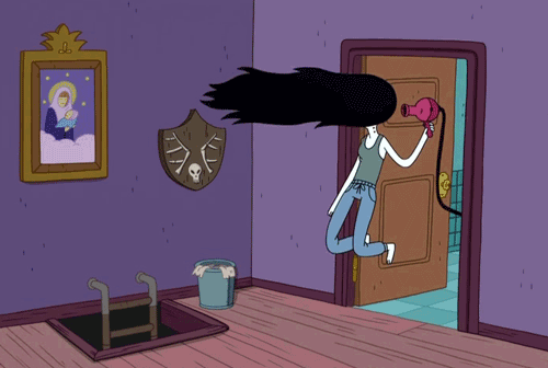 Beauty Regimen GIF - Adventure Time Marceline Hair GIFs