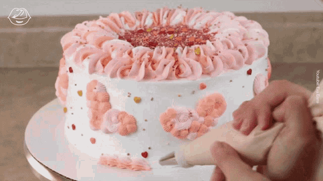 Pink Icing Icing On The Cake GIF