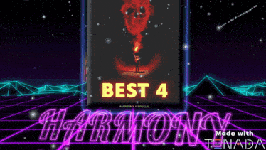 a poster with a skull and the words best 4 on it