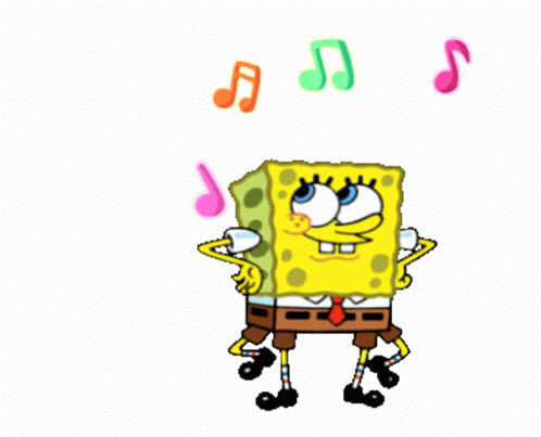 Dance Spongebob GIF - Dance Spongebob Musical Notes GIFs