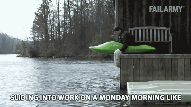 Sliding Into Work Monday Morning Be Like GIF - Sliding Into Work Monday Morning Be Like Falling Down GIFs