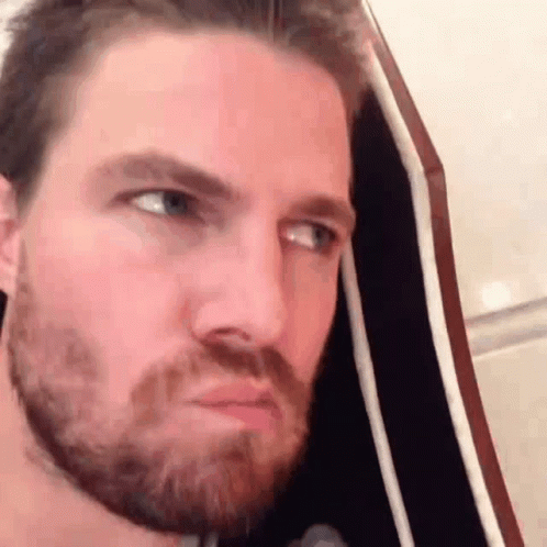 Stephen Amell Thinking GIF - Stephen Amell Thinking Annoyed GIFs