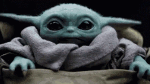 Baby Yoda Hi GIF