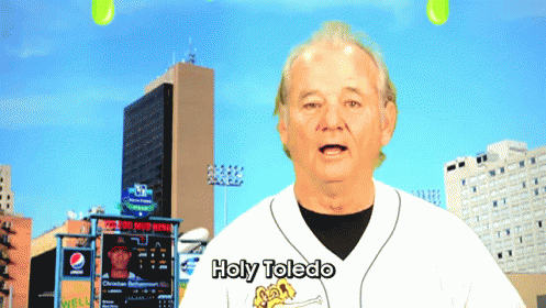 Bill Murray Channels The Spirit Of Harry Caray GIF - Bill Murray Channels Spirit GIFs