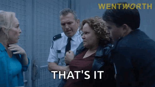 Hold Me Back Rita Connors GIF - Hold Me Back Rita Connors Wentworth GIFs