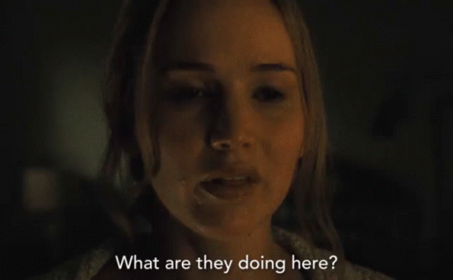 What Are They Doing Here? GIF - What Are They Doing Here Jennifer Lawrence Who Are You GIFs