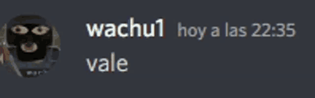 a picture of a face with the words wachul boy a las 22:55 vale