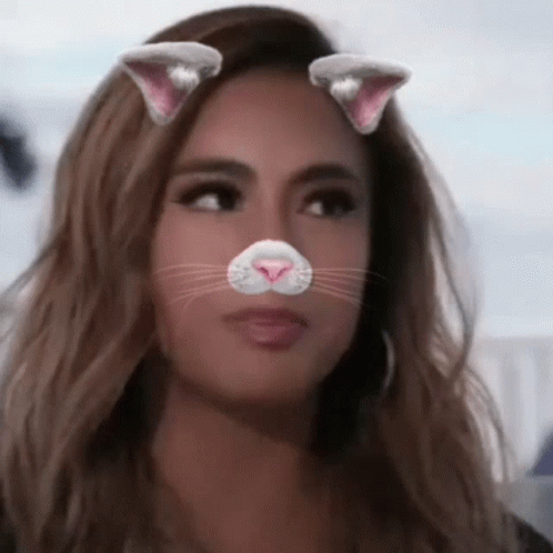 Ally Brooke Cat Effect GIF - Ally Brooke Cat Effect Tongue Out GIFs