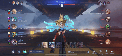 a screenshot of a video game with the number 19 on the bottom