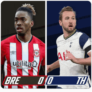 Brentford F.C. Vs. Tottenham Hotspur F.C. Half-time Break GIF - Soccer Epl English Premier League GIFs