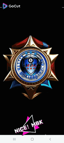 a screenshot of a video game with the words nice mbk on it