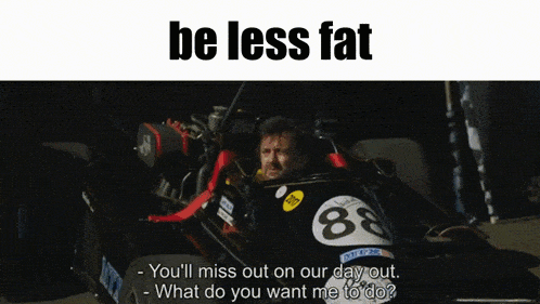 a man is sitting in a race car with the number 88 on the side