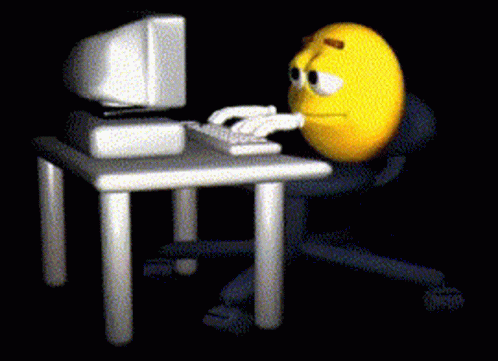 Sad Face Typing Very Fast GIF - Sad Face Typing Very Fast GIFs