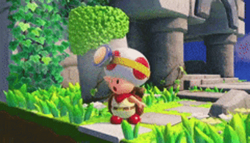 Toad Captain Toad GIF - Toad Captain Toad Flashlight GIFs