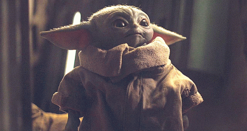 Baby Yoda Look Up And Down GIF - Baby Yoda Look Up And Down The Mandalorian GIFs