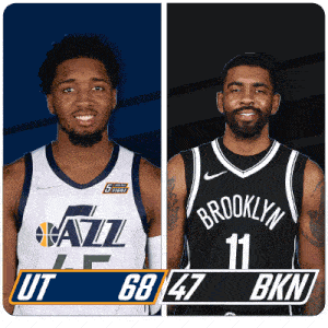 a brooklyn nets player and an utah jazz player