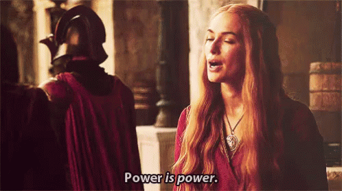 Power Is Power - Game Of Thrones GIF - Power Game Of Thrones Cersei Lannister GIFs