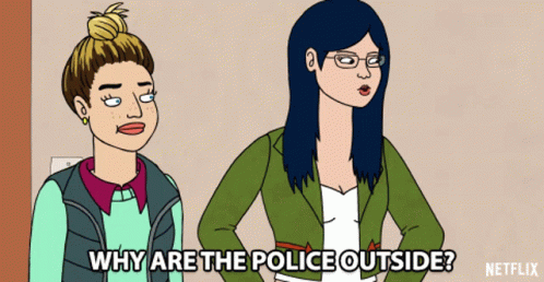 Why Are The Police Outside Worried GIF - Why Are The Police Outside Worried Concerned GIFs