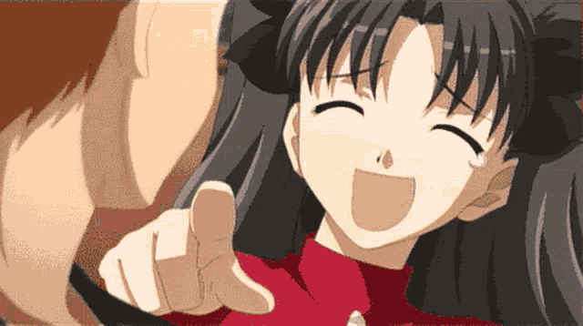 Fate Series Laughing GIF