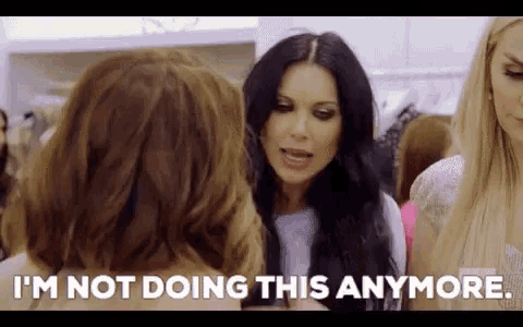 Im Not Doing This Anymore Leeanne GIF